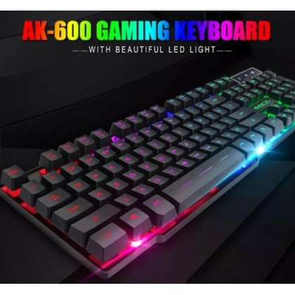 TECLADO SEMI MECANICO | GAMER | HMASTON | LUMINOSO